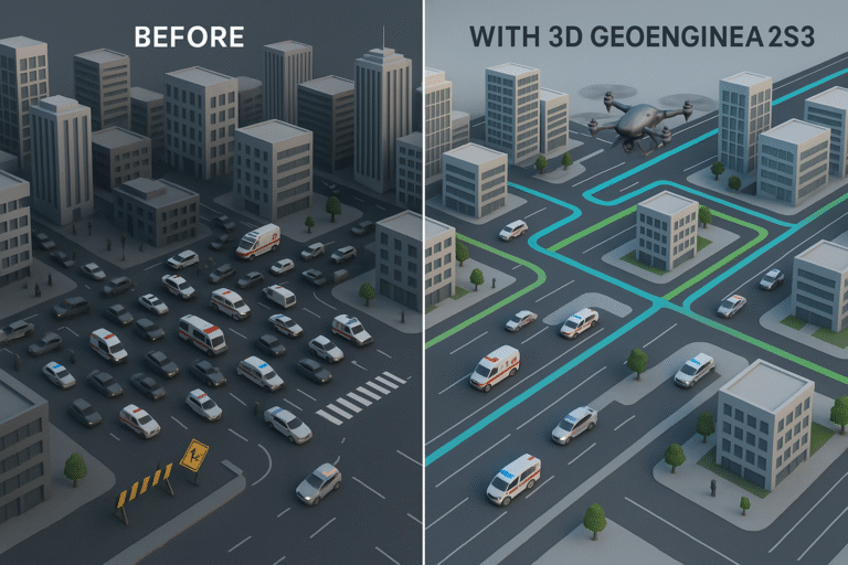 Read more about the article The New Frontier in Smart City Disaster Response: Spatial Intelligence with 3D GeoEngineA2S3